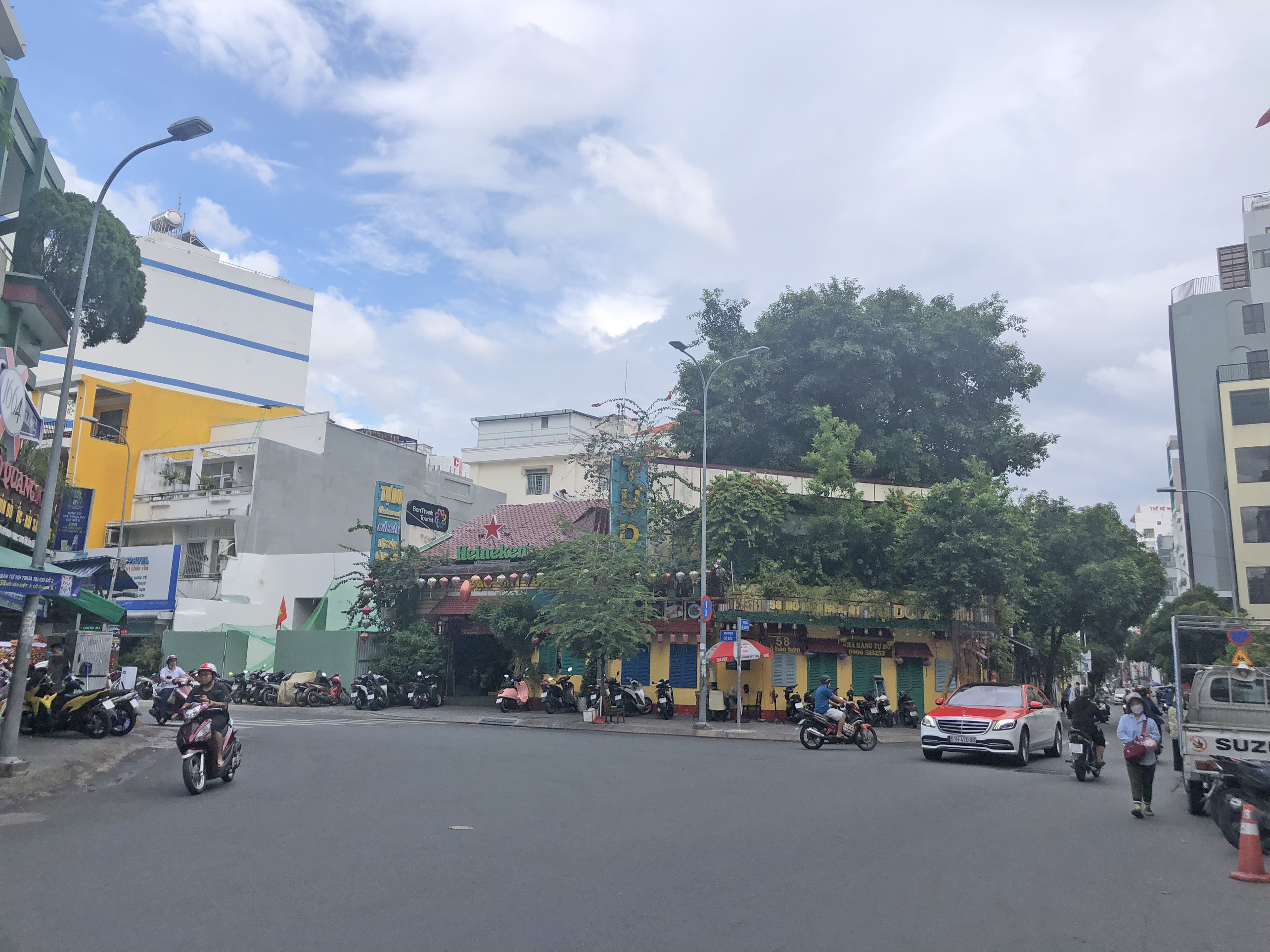 Cho thuê nhà mặt tiền Hồ Hảo Hớn,Phường Cô Giang Quận 1